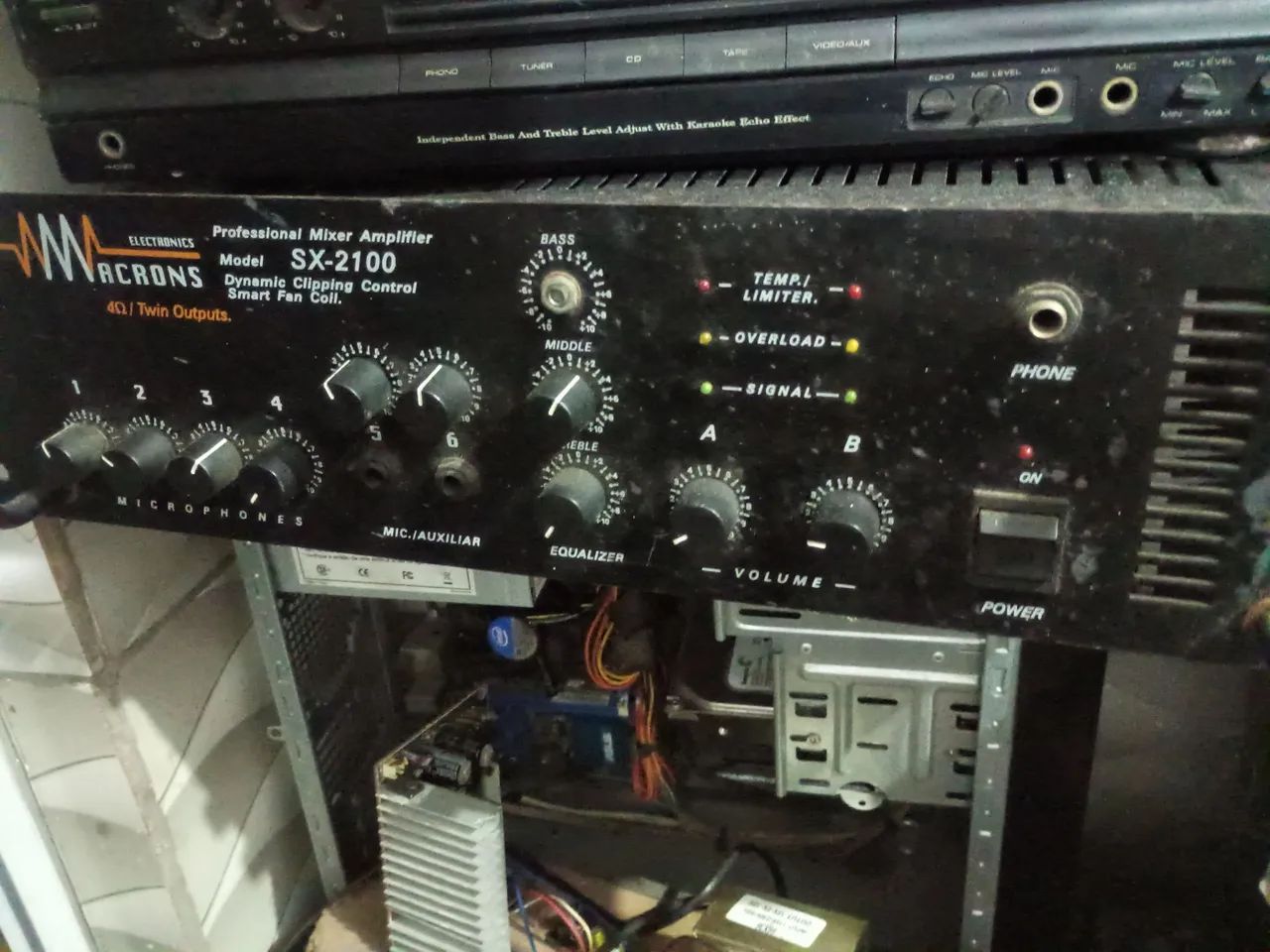 Amplificador macrons sx-2100