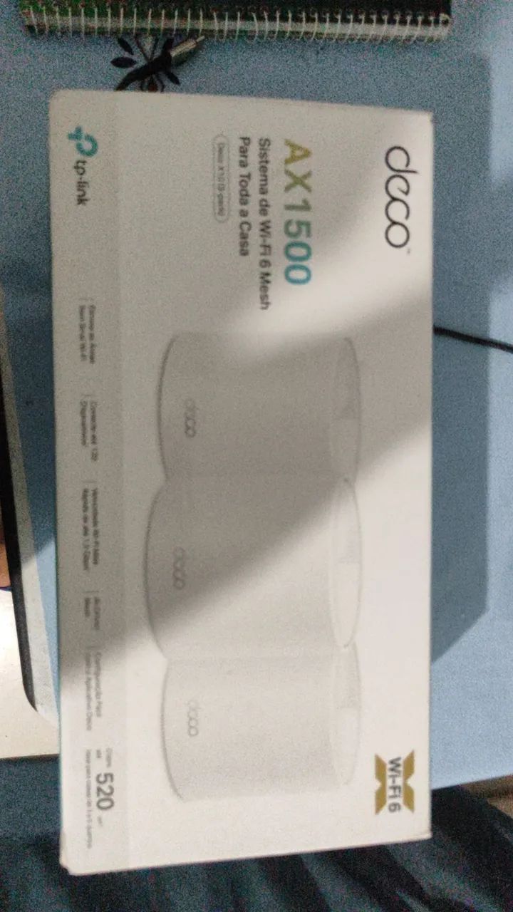Kit roteador tplink mesh 3 peças 
