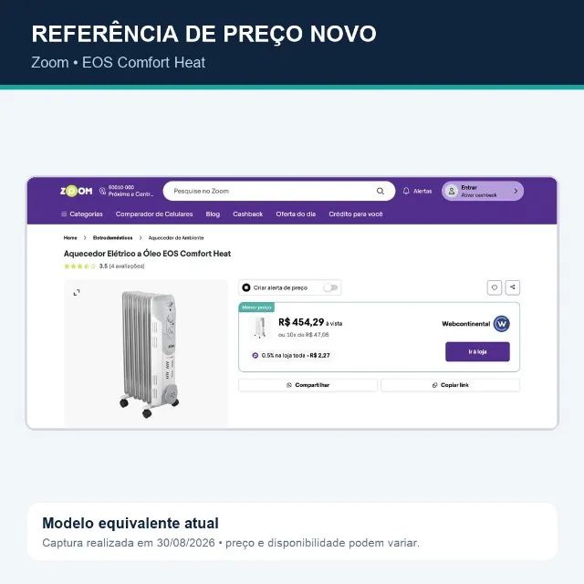 Aquecedor a óleo EOS 127V - Foto 2