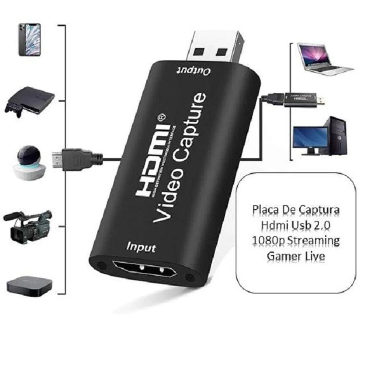 Placa de Captura de Vídeo HDMI  - Foto 2