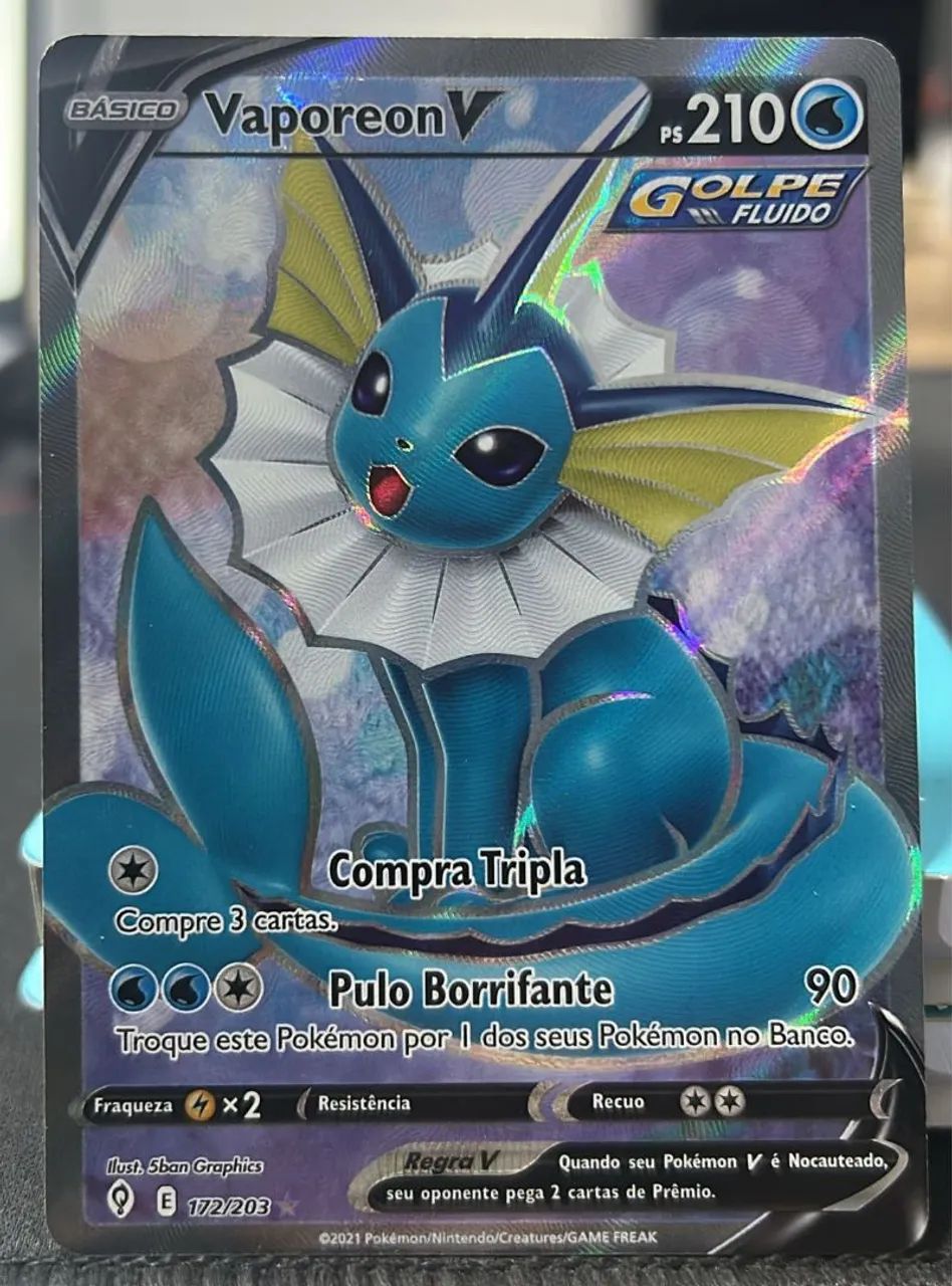Carta pokemon vaporeon - Foto 3