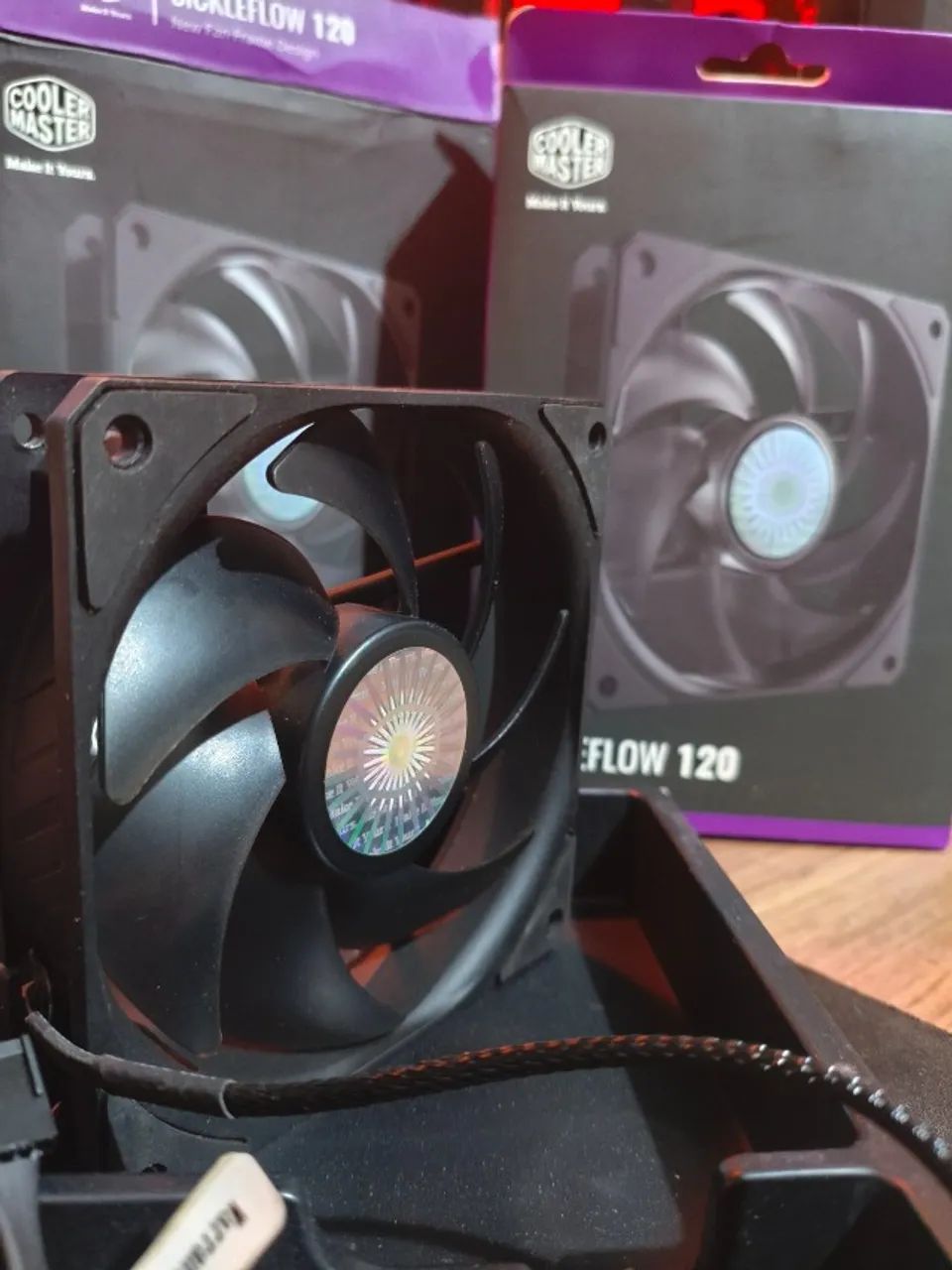 Ventoinhas / Fans Cooler Master SickleFlow 120mm