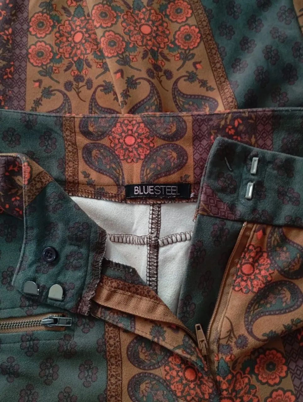 calça bootcut bluesteel paisley feminina tam 34 - Foto 4