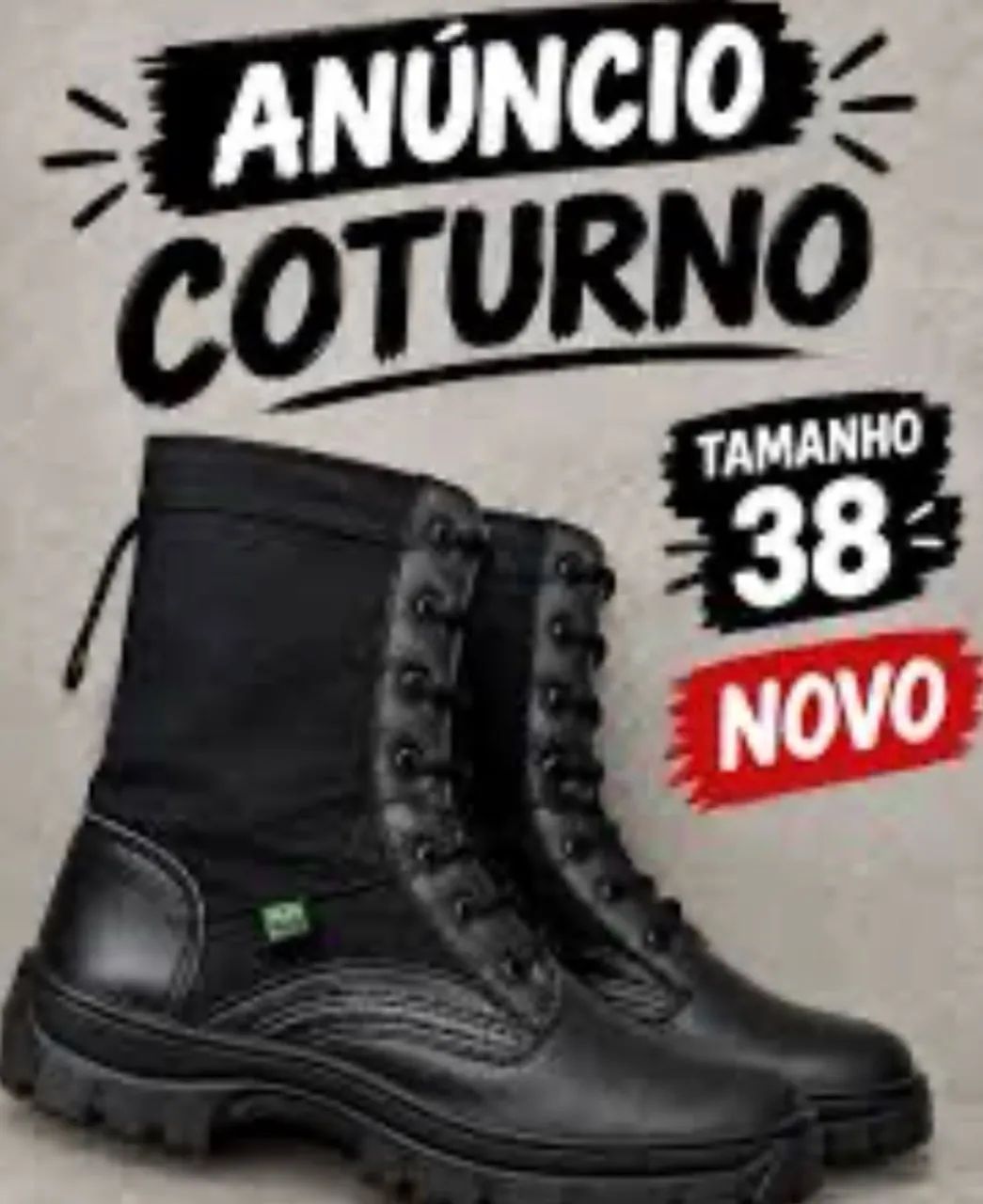 Coturno de segurança com CA 38 e 43