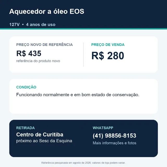 Aquecedor a óleo EOS 127V - Foto 3