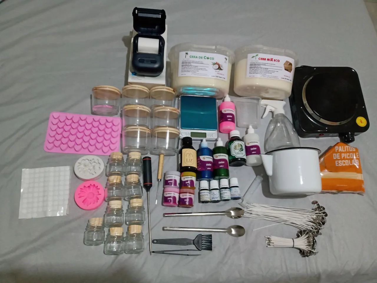 Kit para velas aromáticas 
