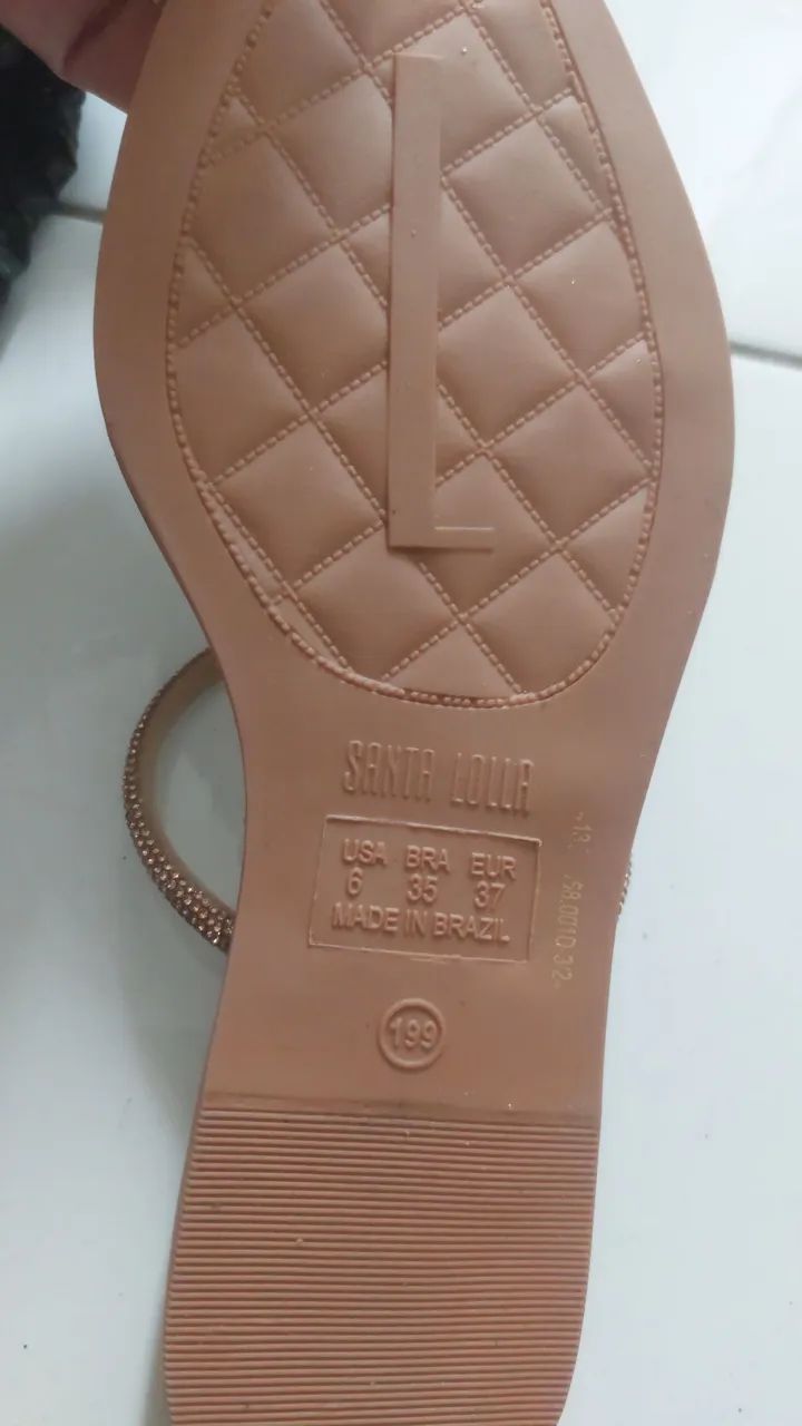 Vendo rasteira da santa lolla