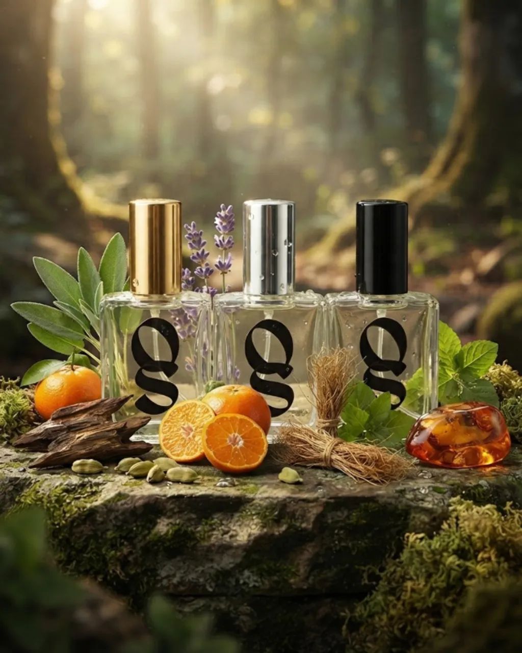 Perfume Fitoterápico Masculino - 1 Amadeirado Aromático