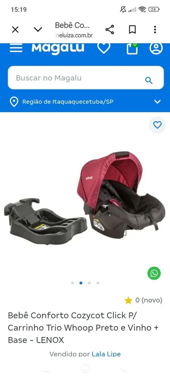 Bebê conforto com base 