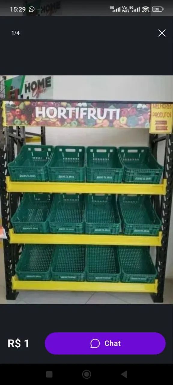 GONDOLAS E VERDUREIROS NOVOS E COM A CENTERACO ITAPUA * - Foto 4