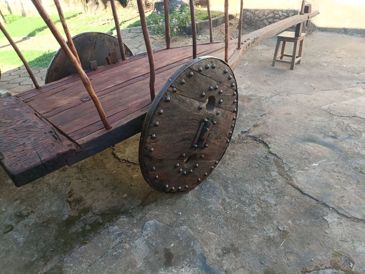 Carro de boi antigo  - Foto 2