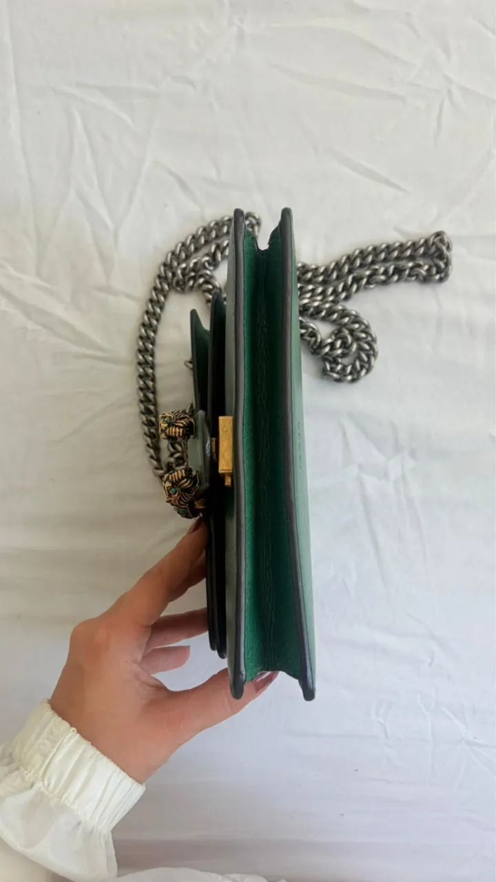 Bolsa Gucci Dionysus Verde - Foto 3