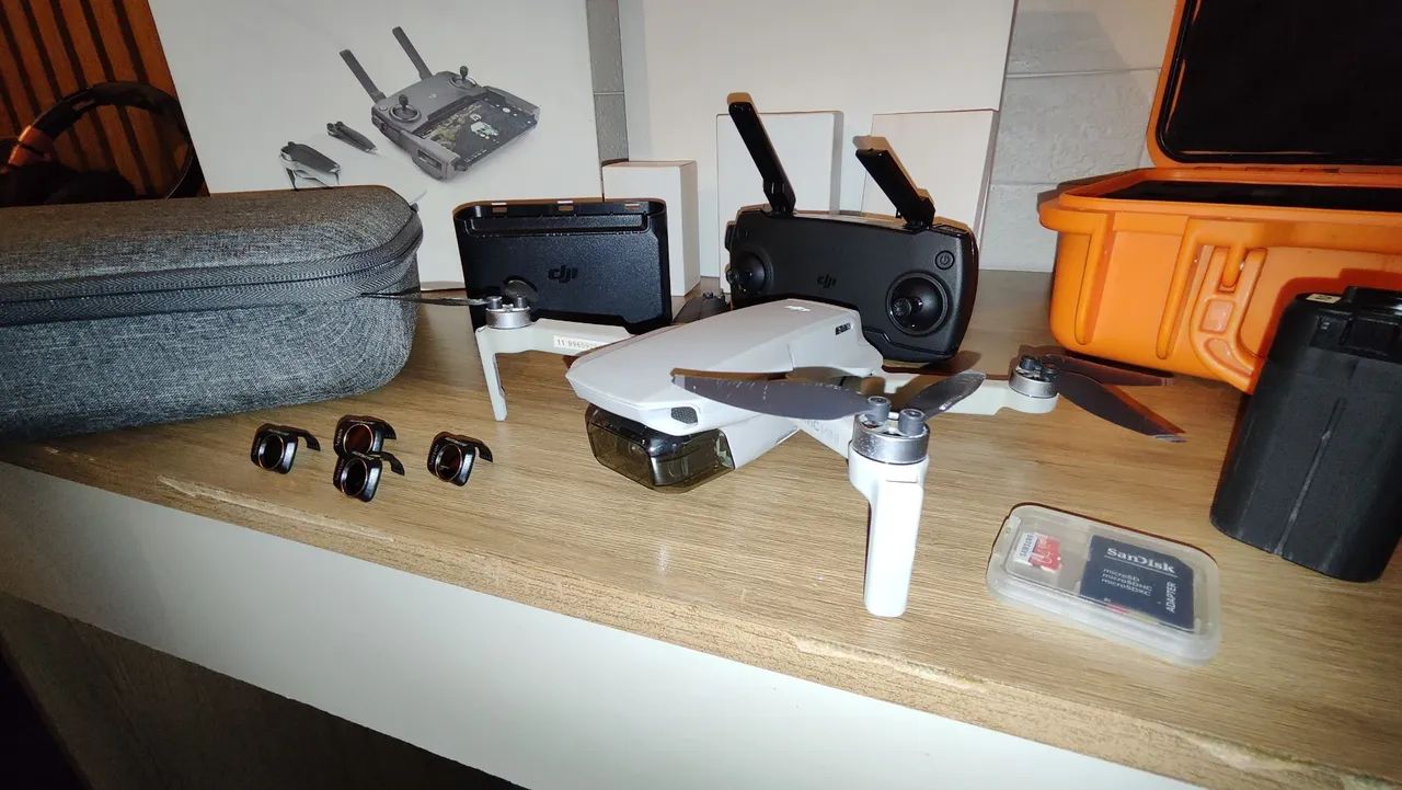 Drone DJI Mavic Mini - Fly More Combo + Acessórios Extras  - Foto 3