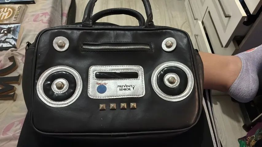 BOLSA GRANDE ORIGINAL ROCK IN RIO DE COURO