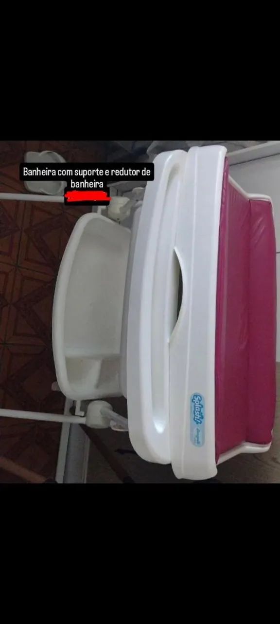 Banheira com trocador 