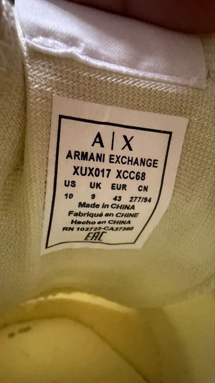 Tênis Armani Exchange - Off White 42 - Foto 6