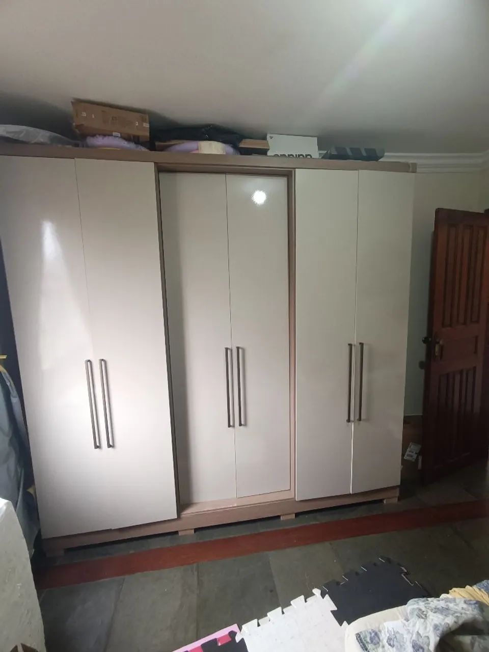 Guarda roupa 6 portas off white 