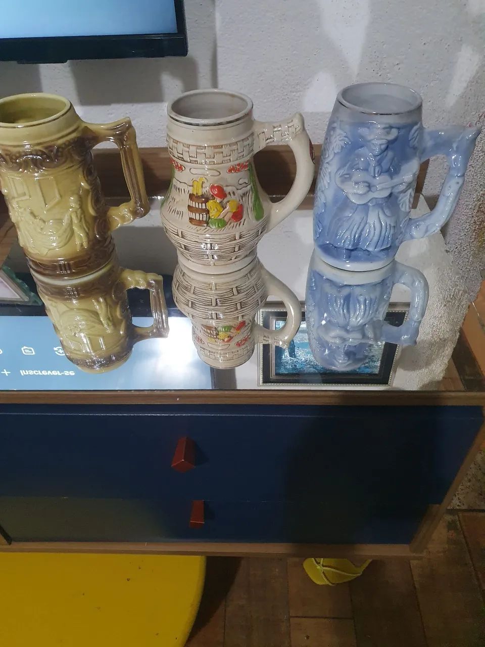 Canecas de Chopp antiga 3unid.