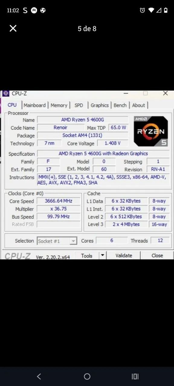 Pc gamer Rtx 2060, 16 gb de ram e ryzen 5 4600g - Foto 5