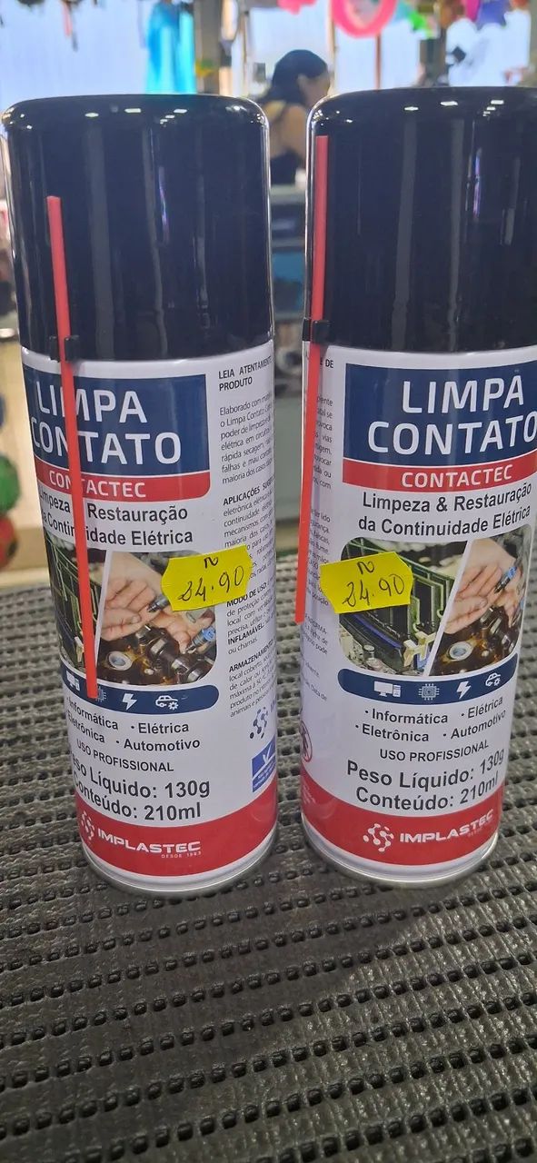 Limpa contato 210ml implastec