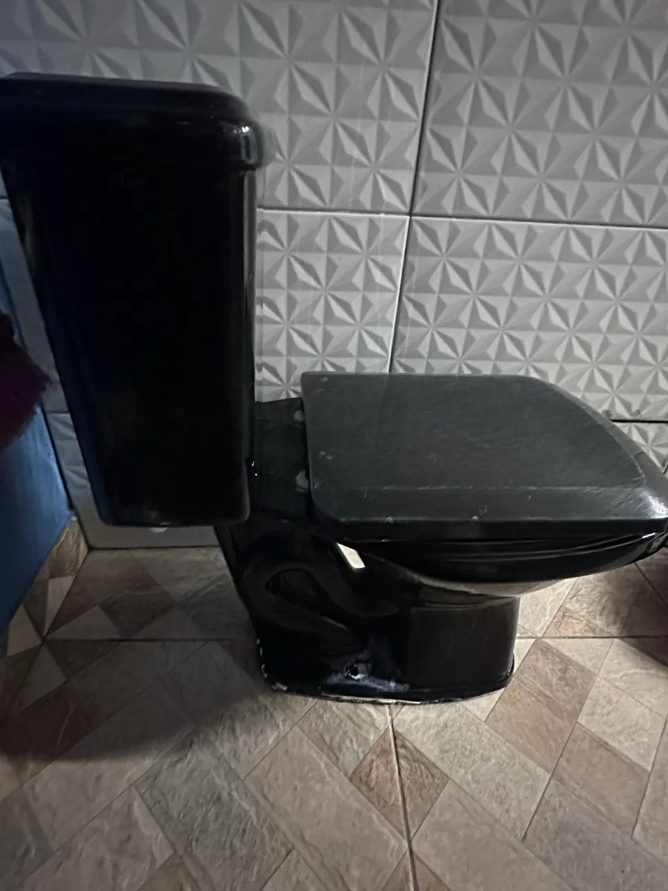 Vaso para Banheiro Preto - Foto 2