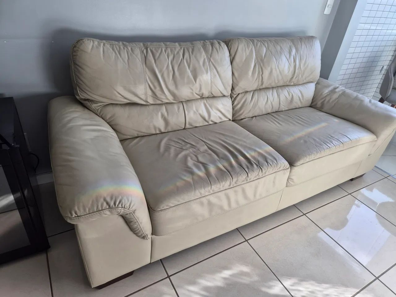 Sofá couro