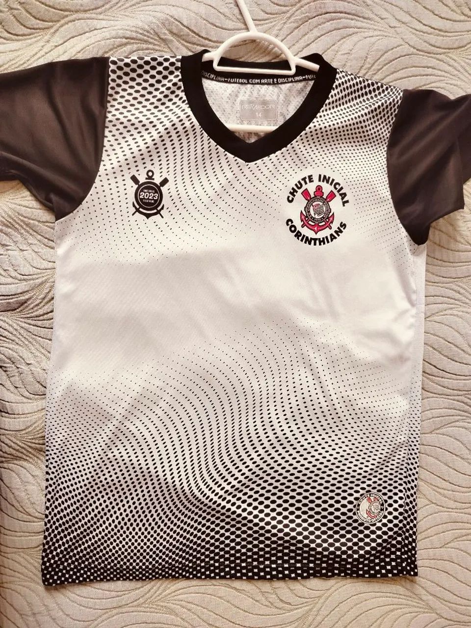 Camisa escolinha do Corinthians 