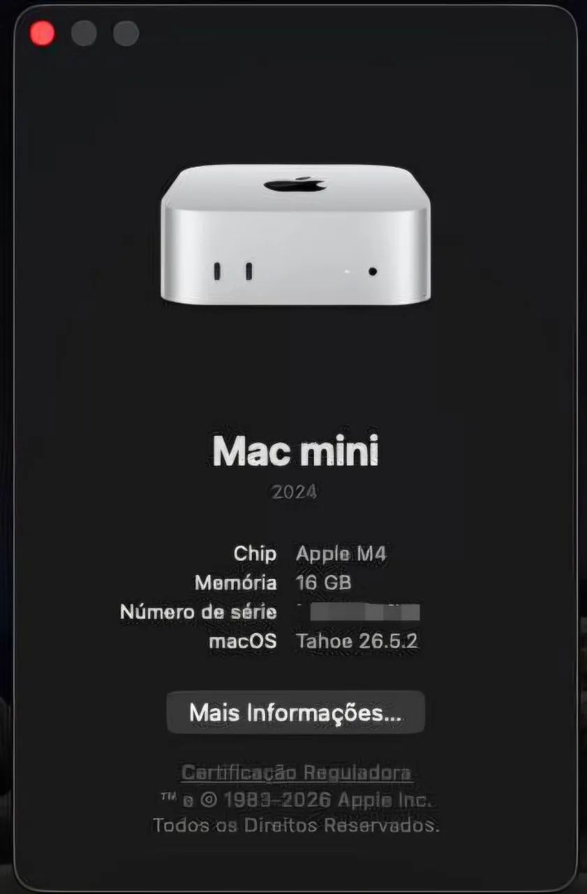 Mac Mini M4 16GB + 256GB + Dock - Computadores e Desktops - Santa