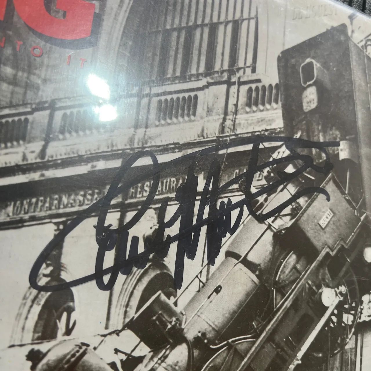 Vinil Disco Mr BIg Lean Into It Autografado Eric Martin - Foto 2