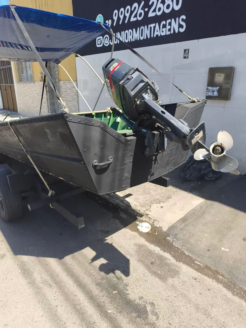 VENDE-SE BARCO, ÓTIMO PARA PESCAS!!  - Foto 4