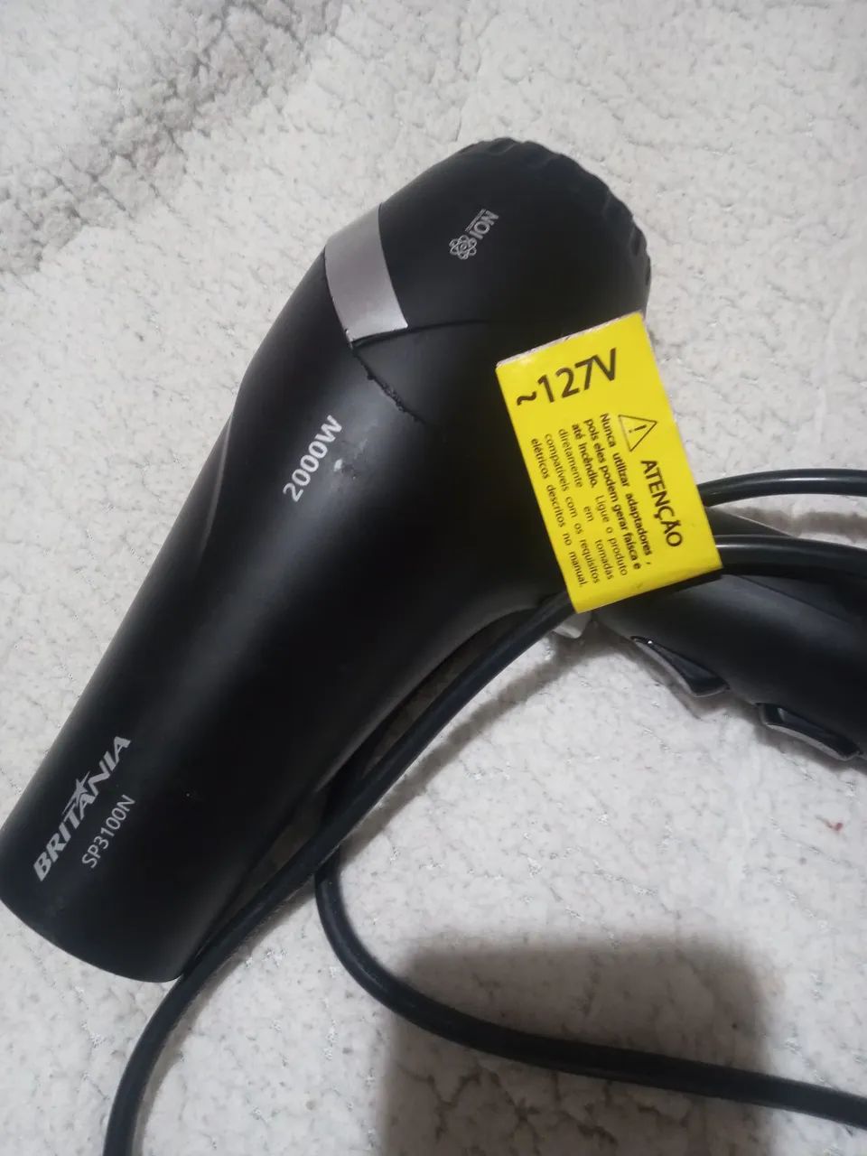 Secador de cabelo da marca Britânia praticamente novo funcionando perfeitamente - Foto 2