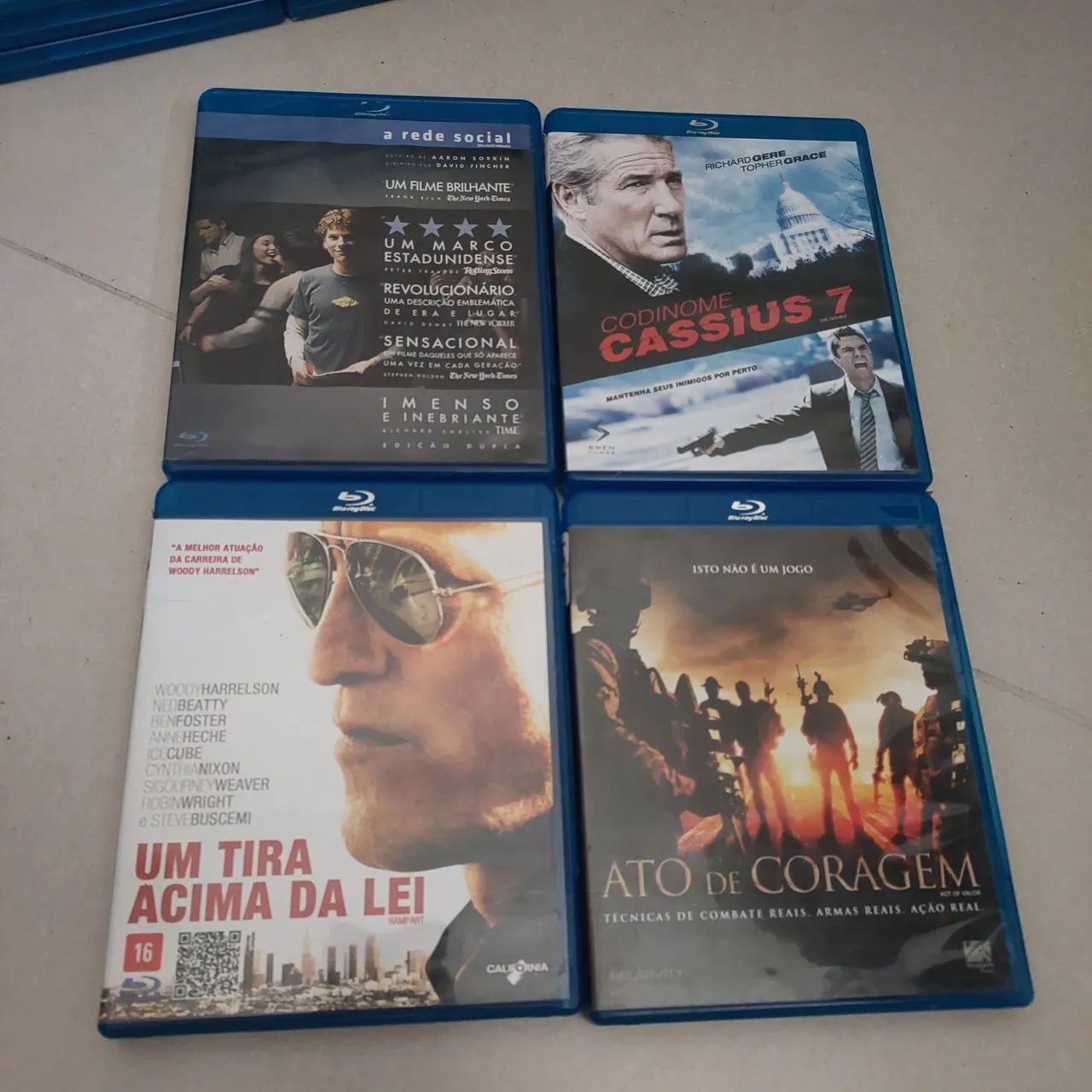 Blu Ray lote 4 filmes