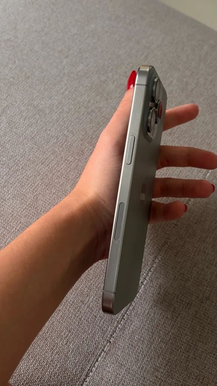 IPHONE 15 pro max 256GB - Natural Titanium - Foto 5