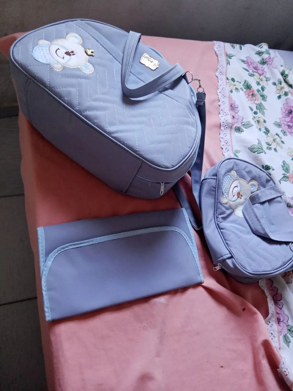 Kit bolsa de bebê menino 
