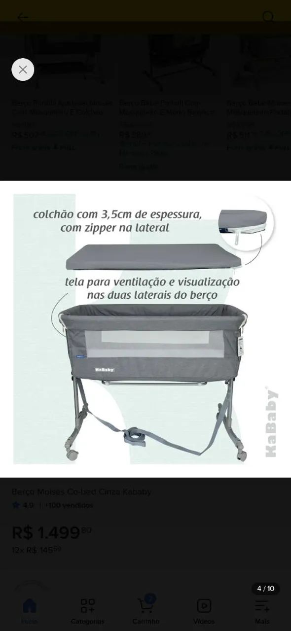 Berco portátil  - Foto 5