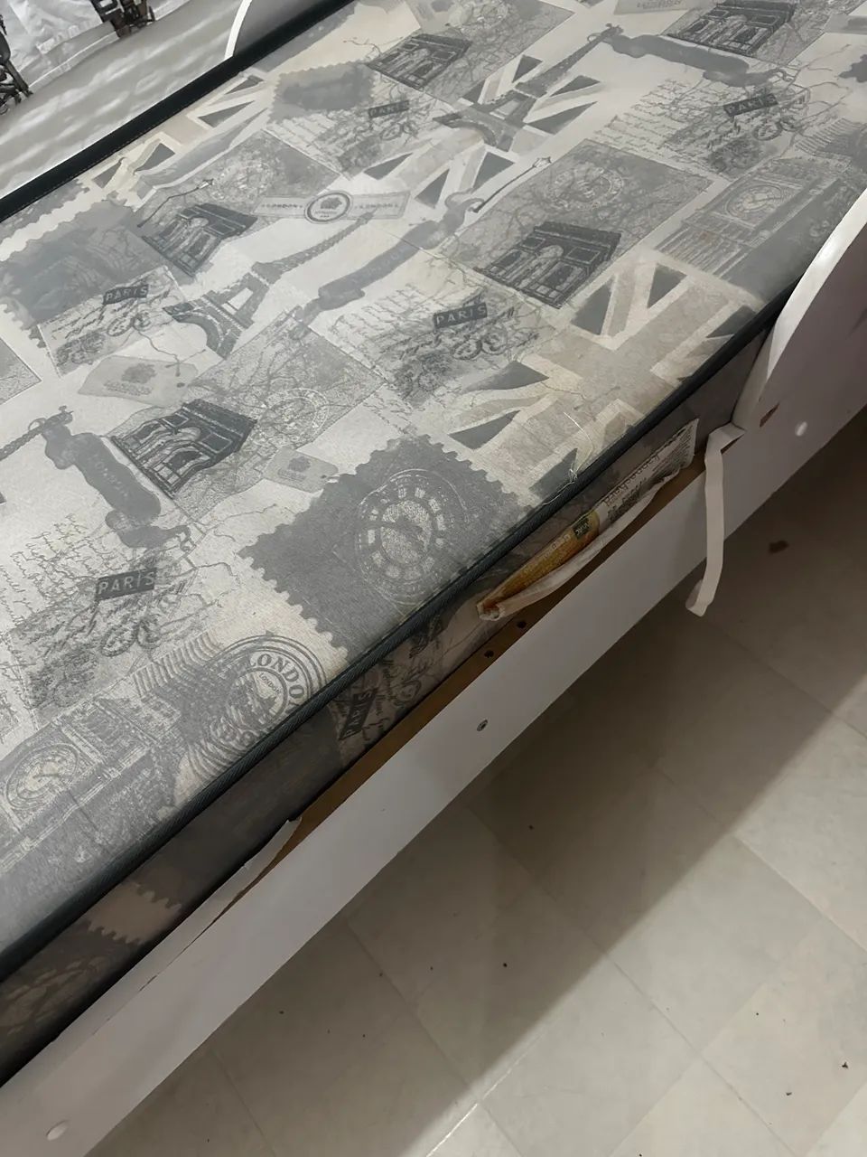 Mini cama com colchão  - Foto 3