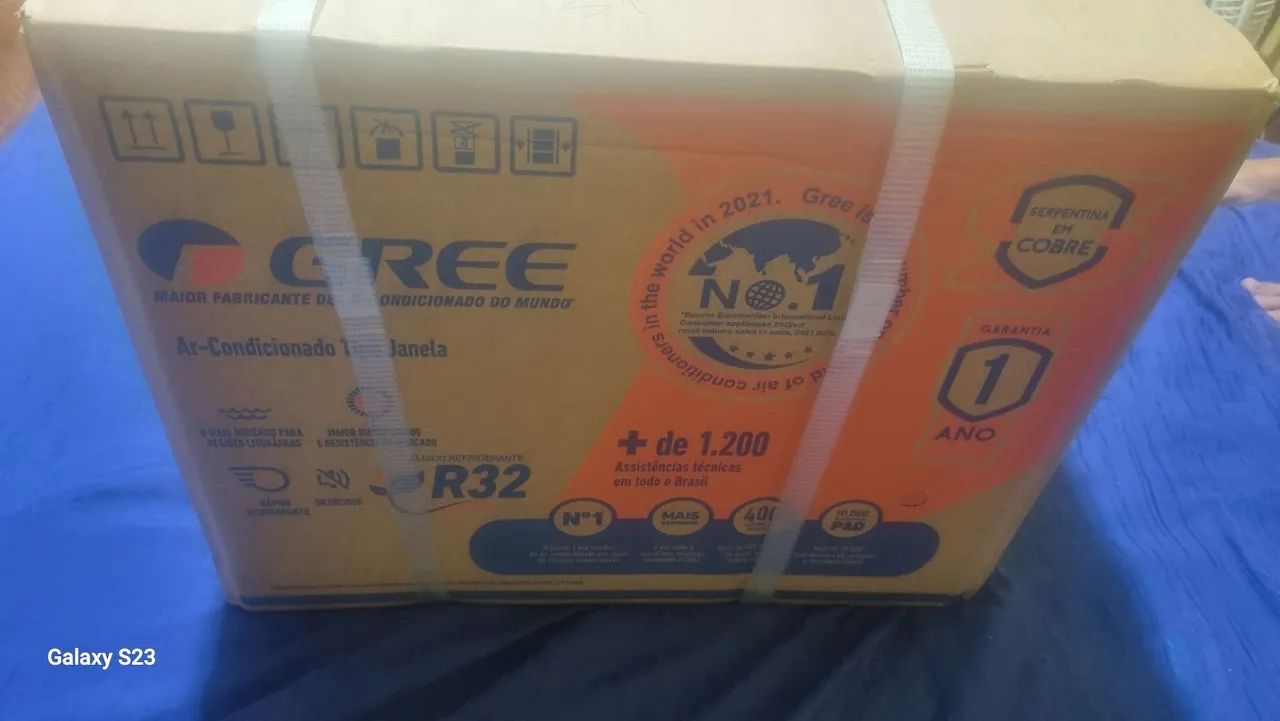 AR CONDICIONADO JANELA ZERO LACRADO CAIXA N.F 02 ANOS GARANTIA 7500 BTUS TOP LINHA R$1499