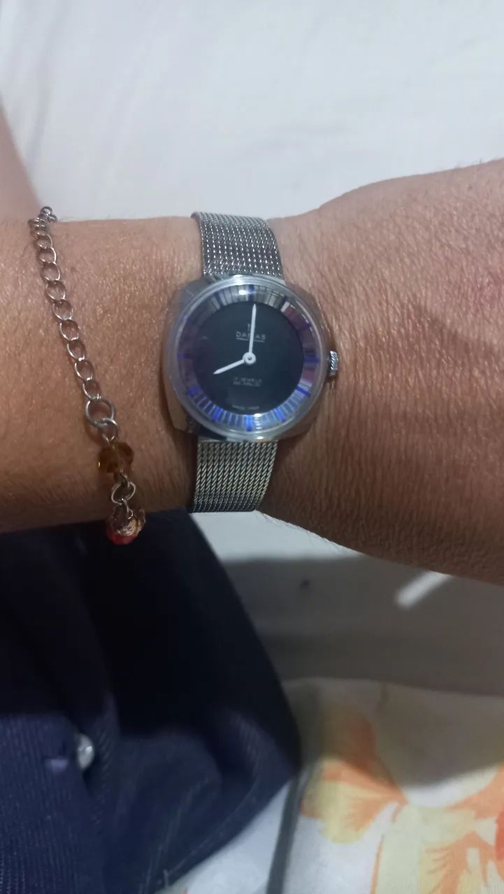 Relógio Damas Suíço Vintage - Mostrador "Disco" RARO 17 Jewels - Foto 2