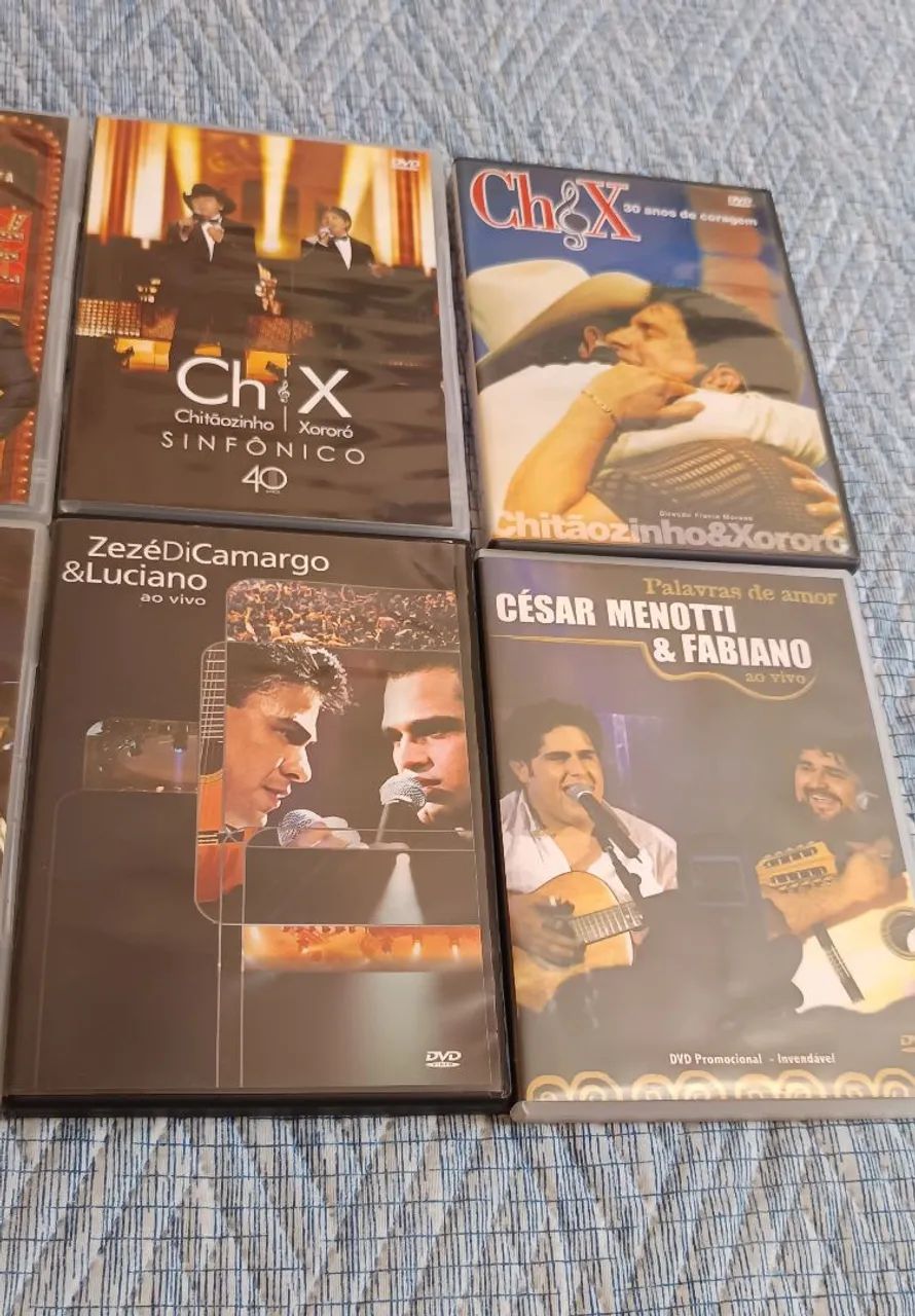 6 DVDs shows de astros sertanejos  - Foto 4