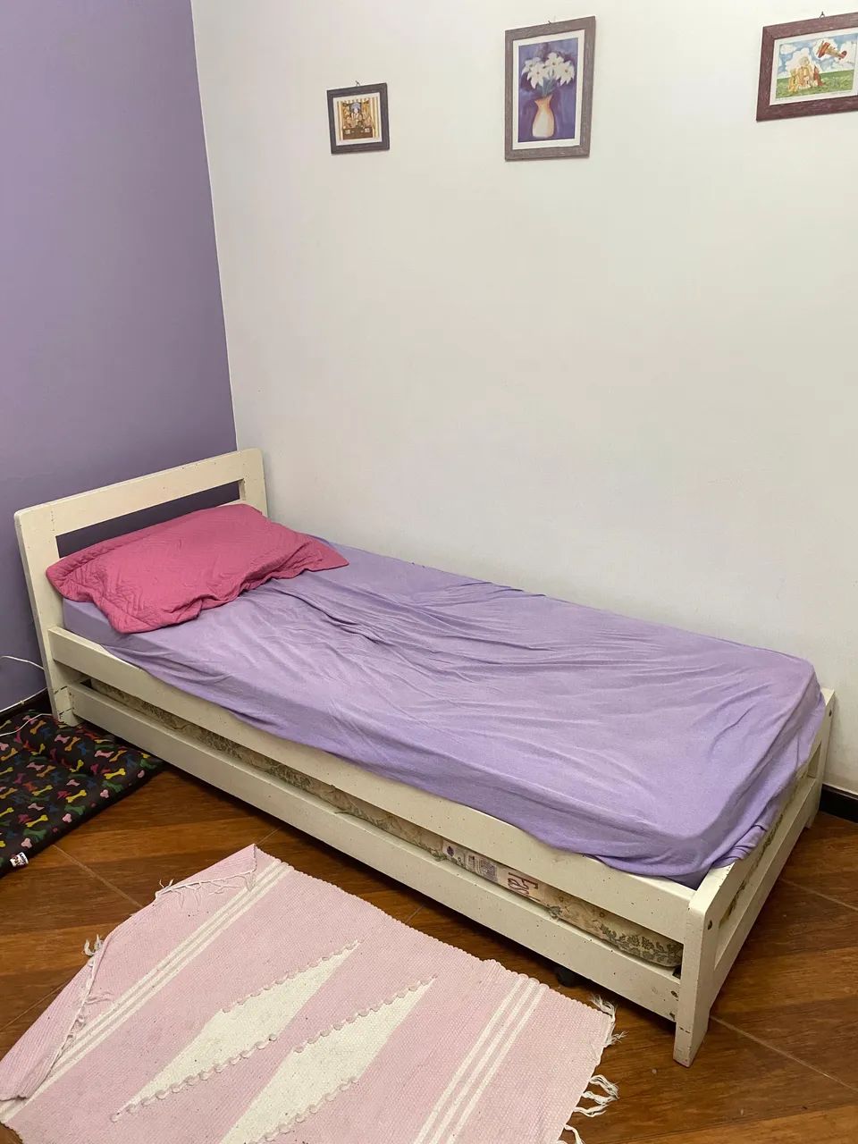 Cama de solteiro bicama com colchão  - Foto 2