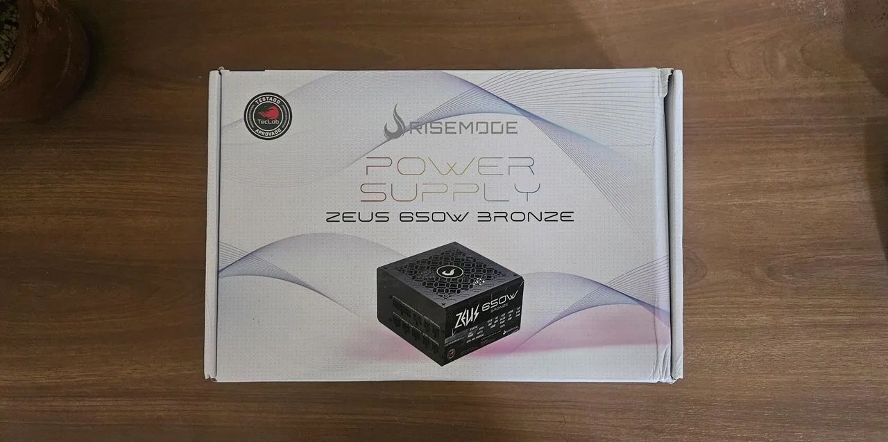FONTE MODULAR RISE MODE ZEUS 650W BRONZE - Foto 4