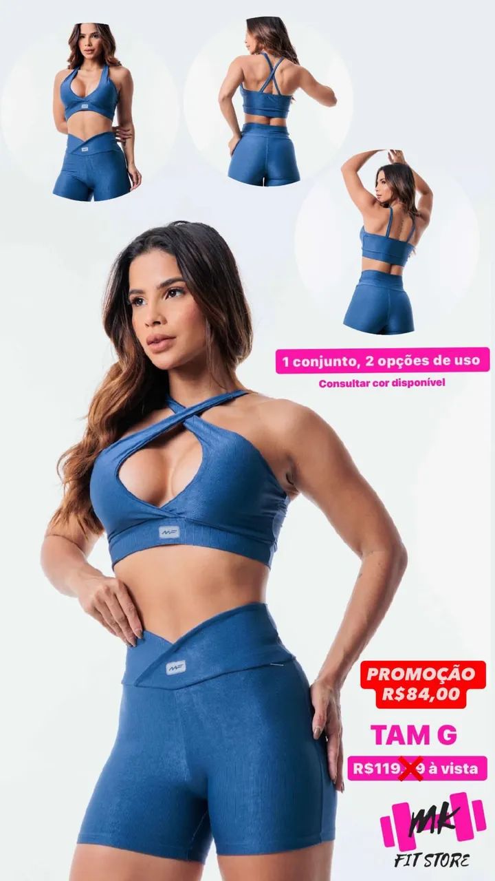 Roupas de academia 