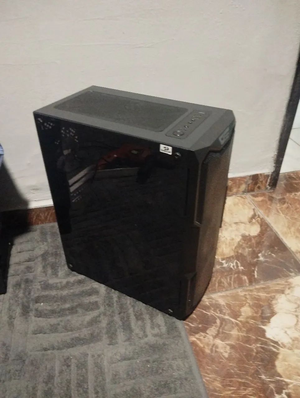 Gabinete gamer com 6 fans