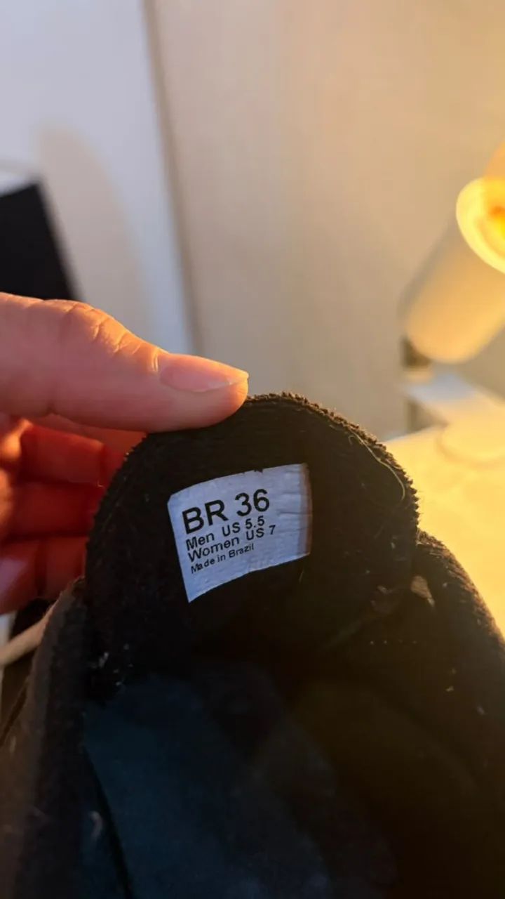 Tênis Vans Original Preto e Branco - Nº 36 - Usado - Foto 2