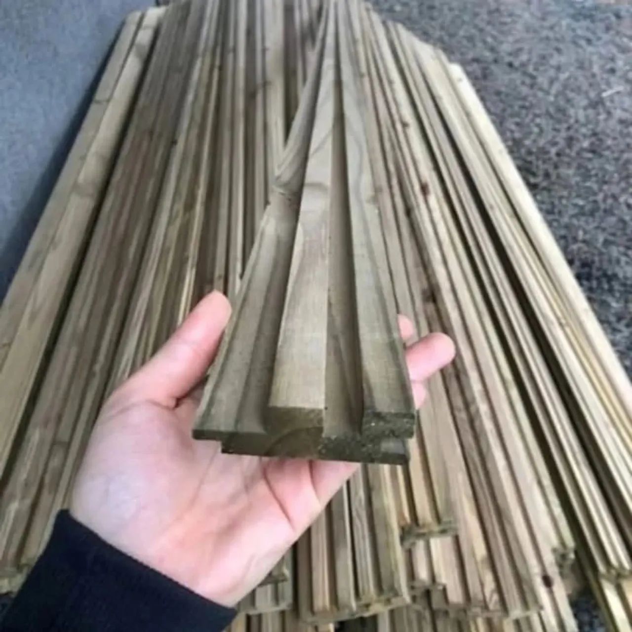 Ripado pinus tratado de primeira 