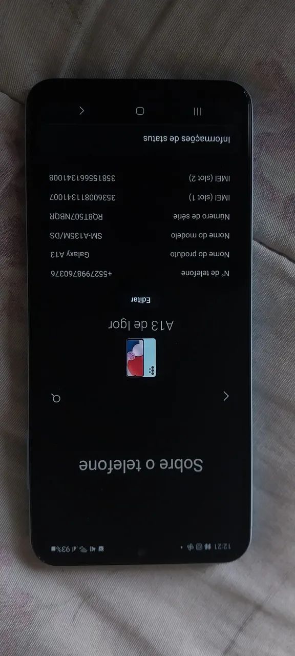 Sansung galaxy A13 azul claro, usado.