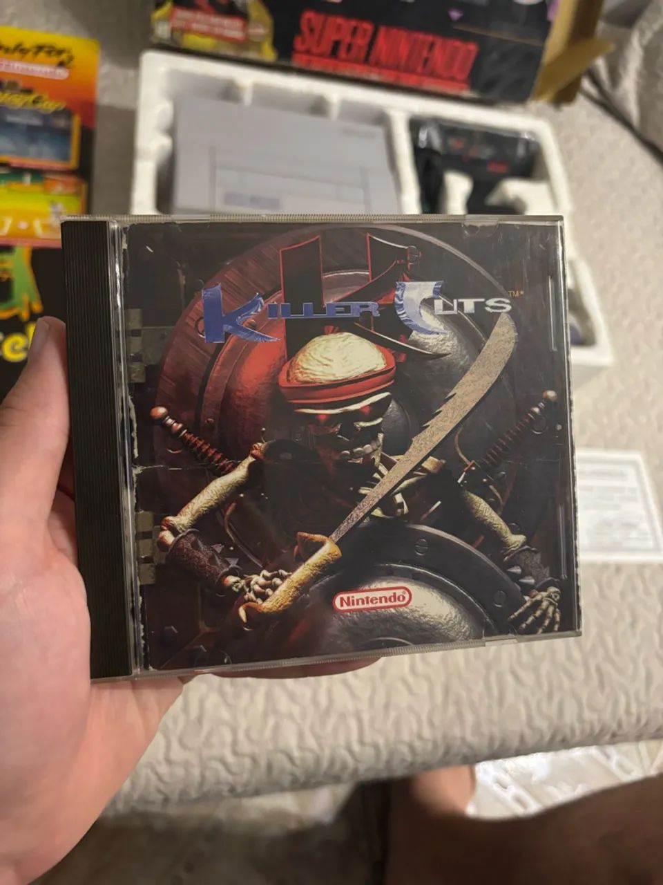 Super Nintendo Bundle Killer Instinct com CD Completo - Jogos de