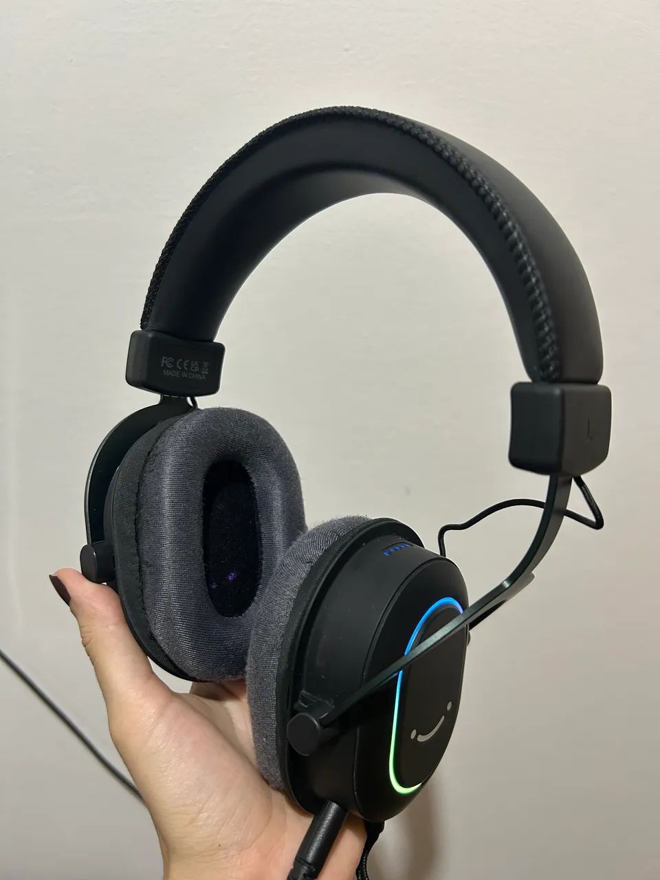 Headset Gamer FIFINE H6 7.1 Surround RGB USB com Microfone
