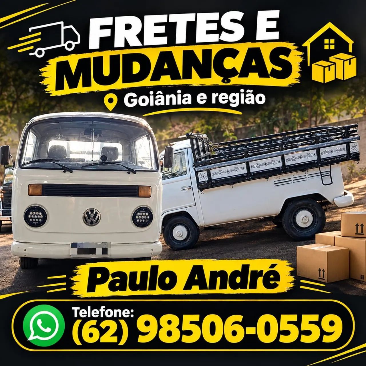 Frete e mudanças 