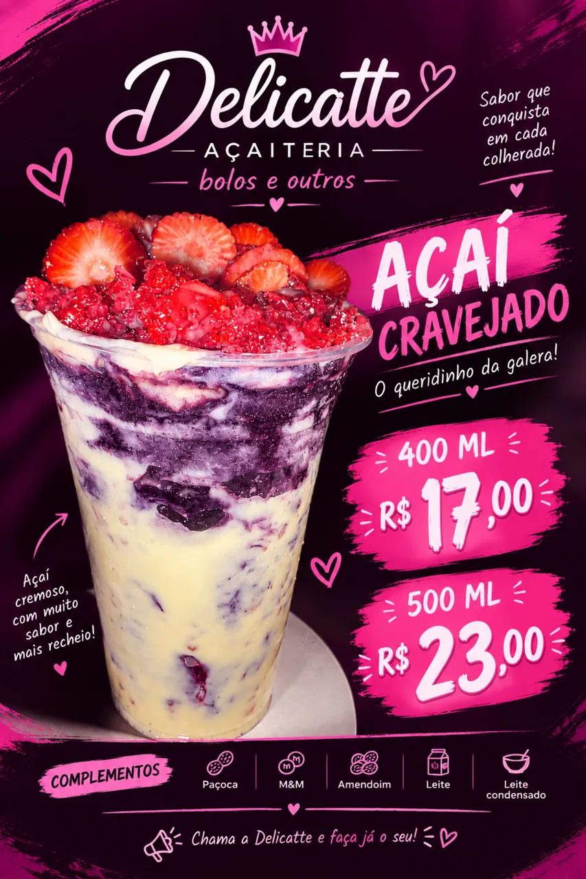 Açai cravejado